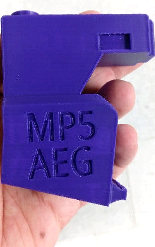 Airsoft MP5 AEG Odin Speedloader Adapter (Purple)
