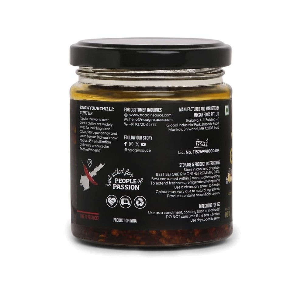 NAAGIN - Crispy Chilli Oil (140g)