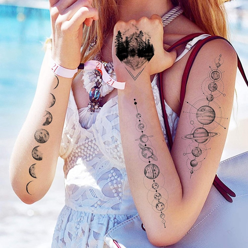 Outer Space Temporary Tattoos for All Ages