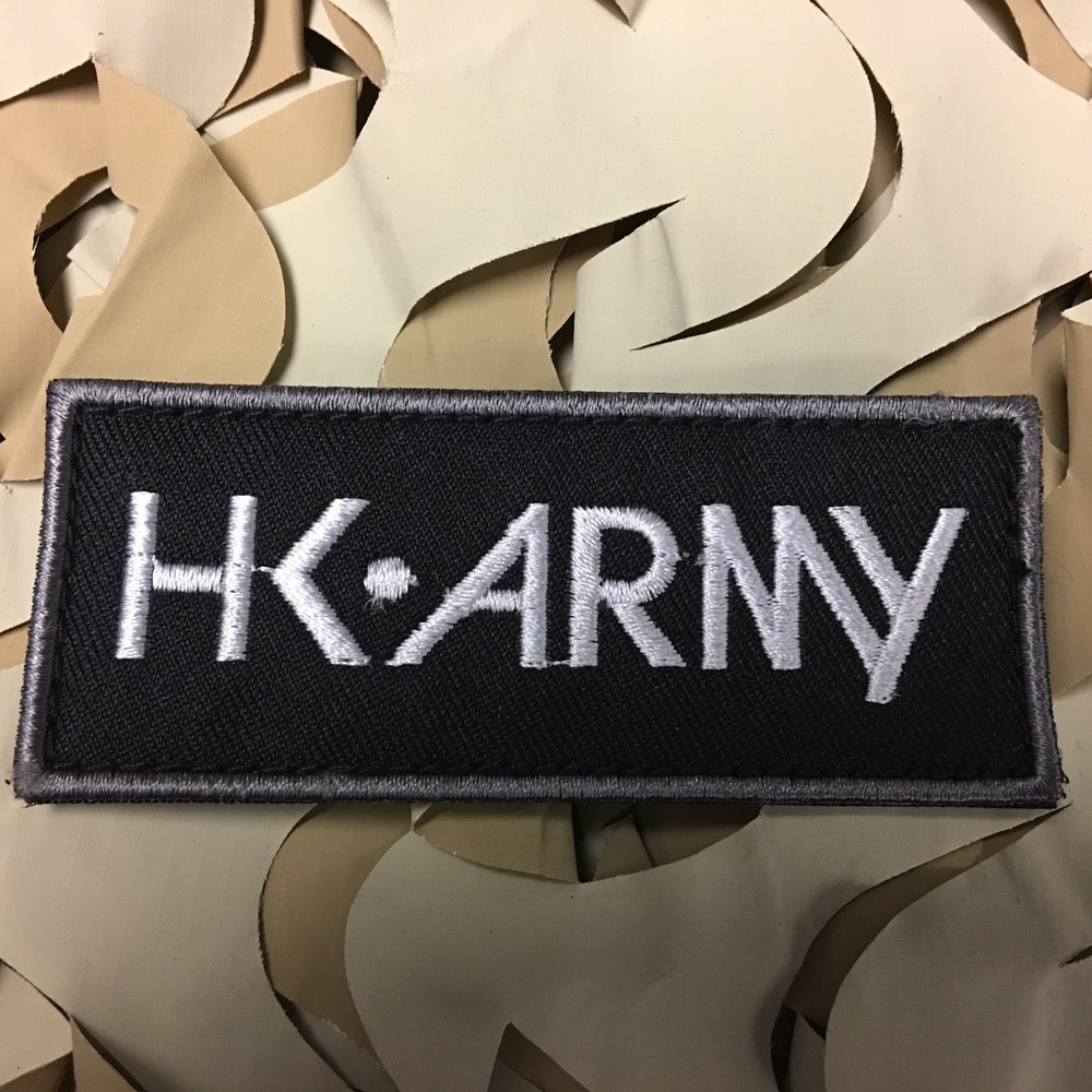 NEW HK Army Paintball Patch - Typeface