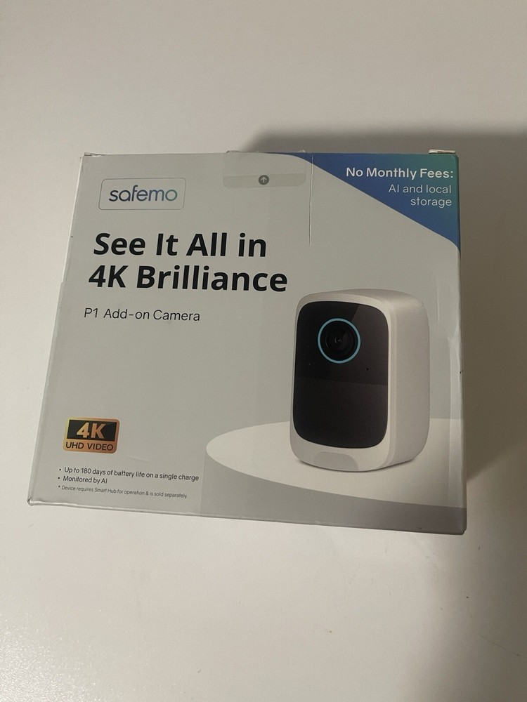 Add- on Wireless Security Camera(Works with Hub Only), 4K UHD