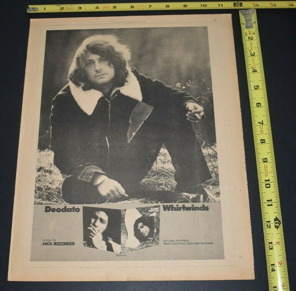Eumir Deodato 1974 Album Ad Whirlwinds 
