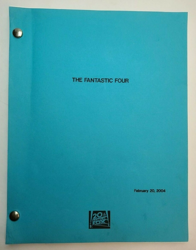 FANTASTIC FOUR / 2004 Screenplay, Jessica Alba & Chris Evans gain superpowers