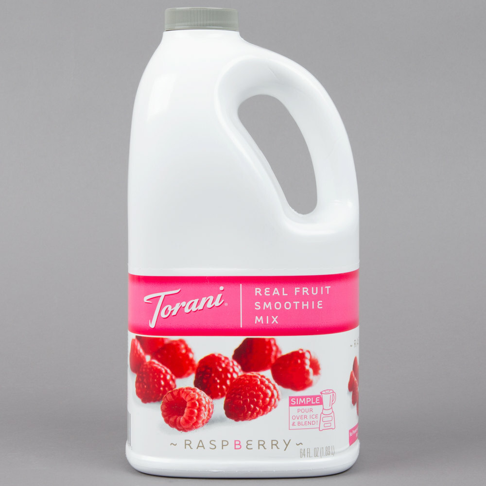 Torani 64 fl. oz. Raspberry Fruit Smoothie Mix