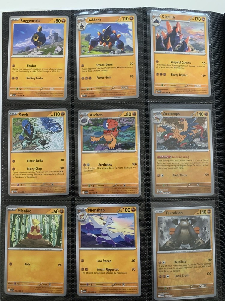Pokemon White Flare Complete Base Set ( No Binder) C/UC/R/EX