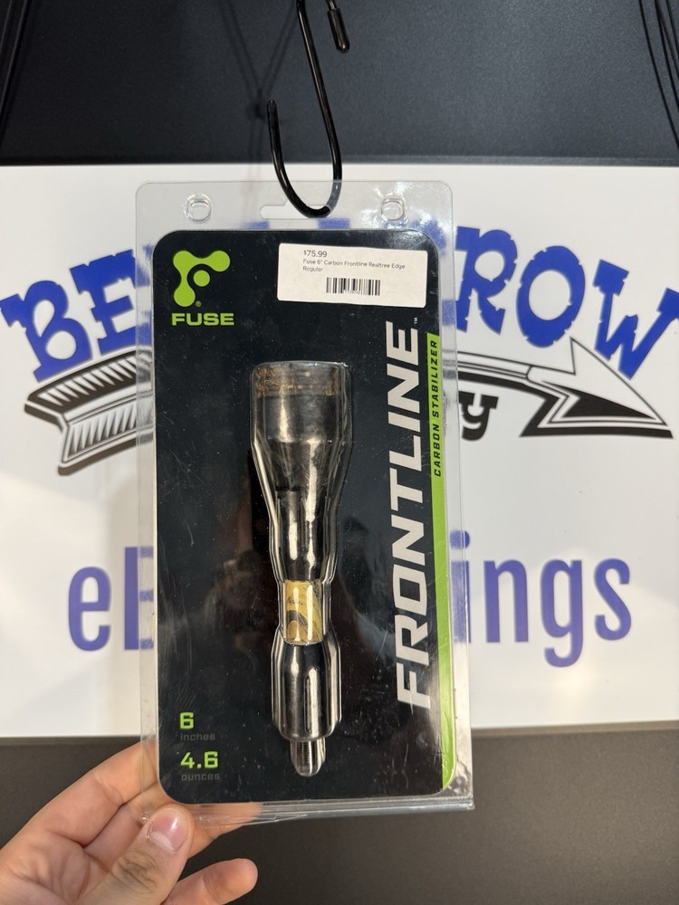 Fuse Archery Frontline Carbon Stabilizer - 6" 4.6oz - Realtree Edge