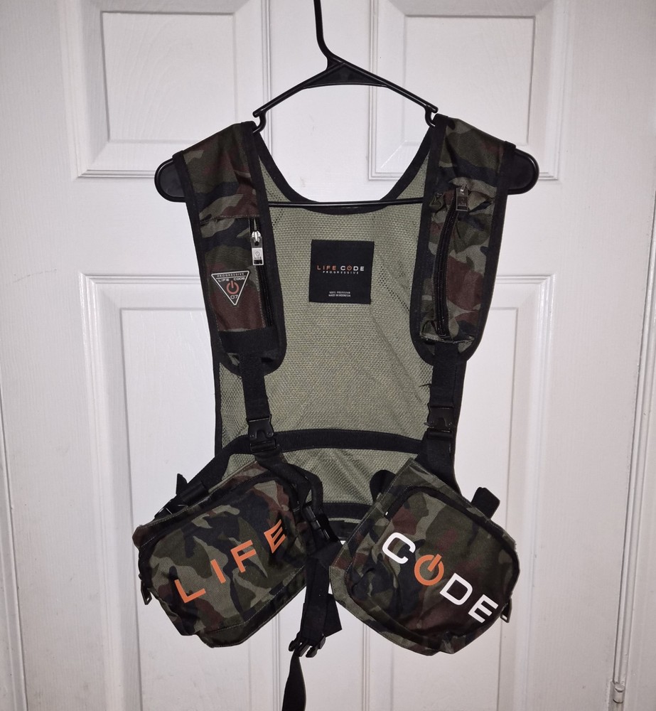 Life Code Progressive Camouflage Tactical Backpack Adjustable Multiple Pockets