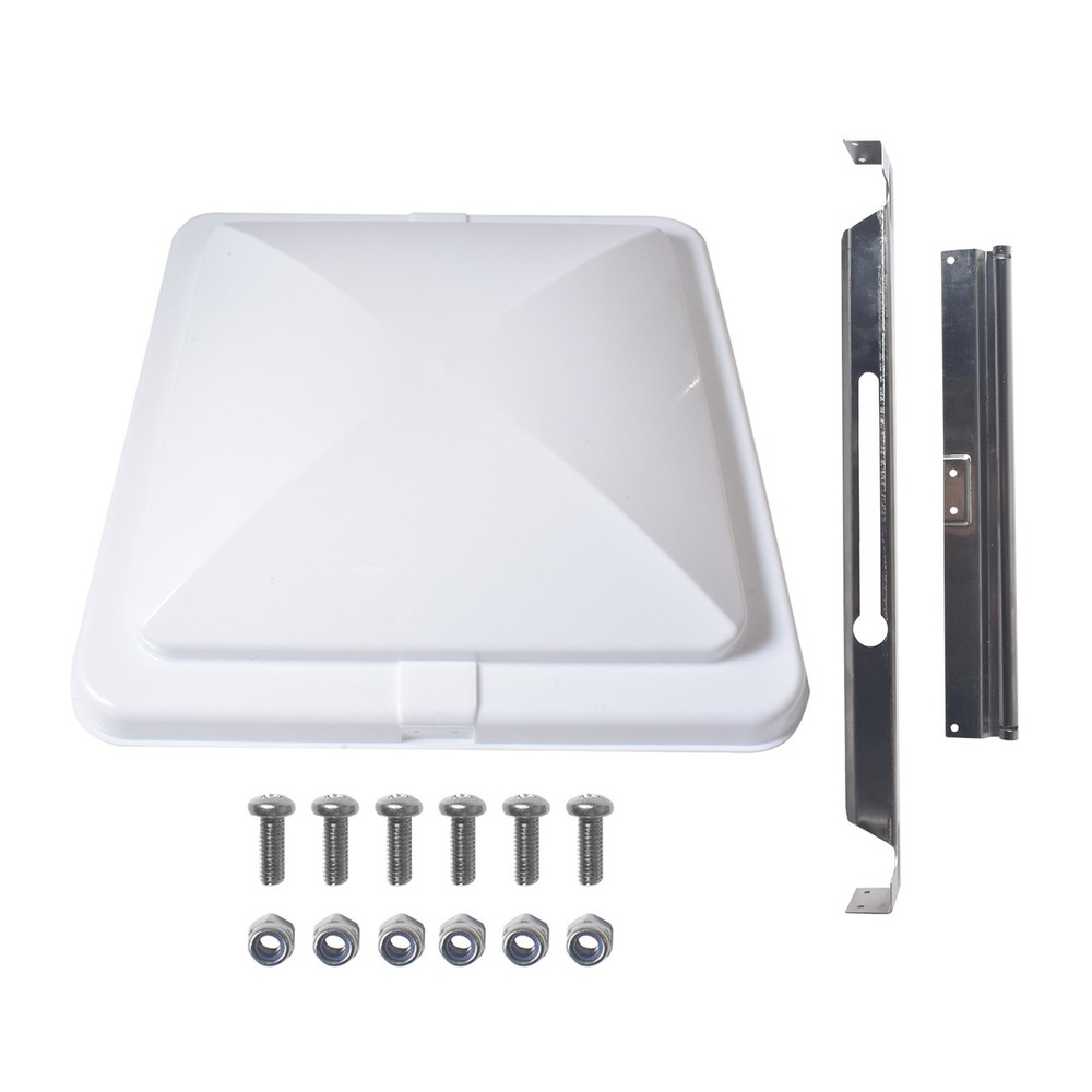 3 Pack White 14" x 14" Replacement Roof Vent Cover Camper RV Trailer Ventline