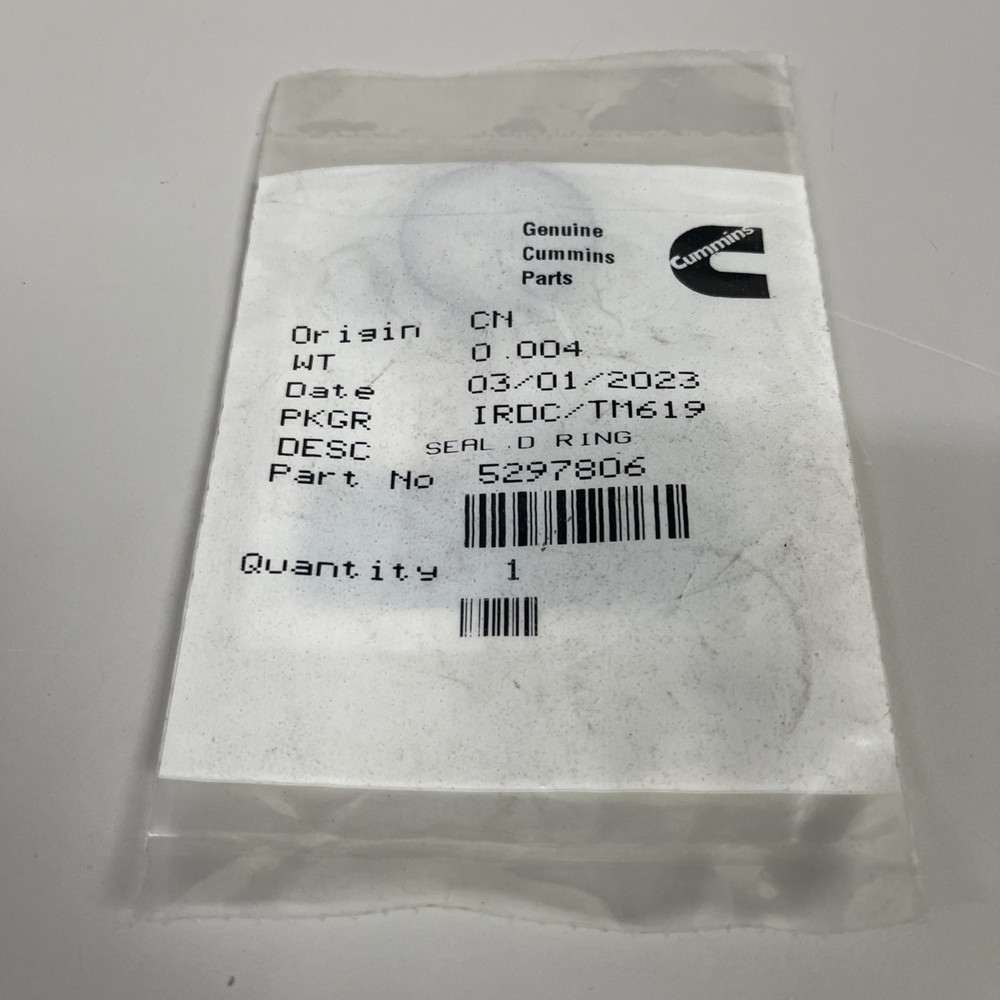 CUMMINS SEAL,D RING 5297806
