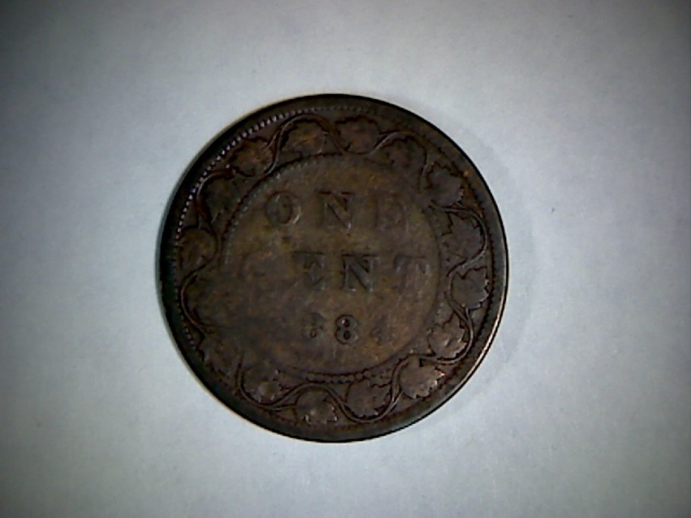CANADA  1884  LARGE CENT ,