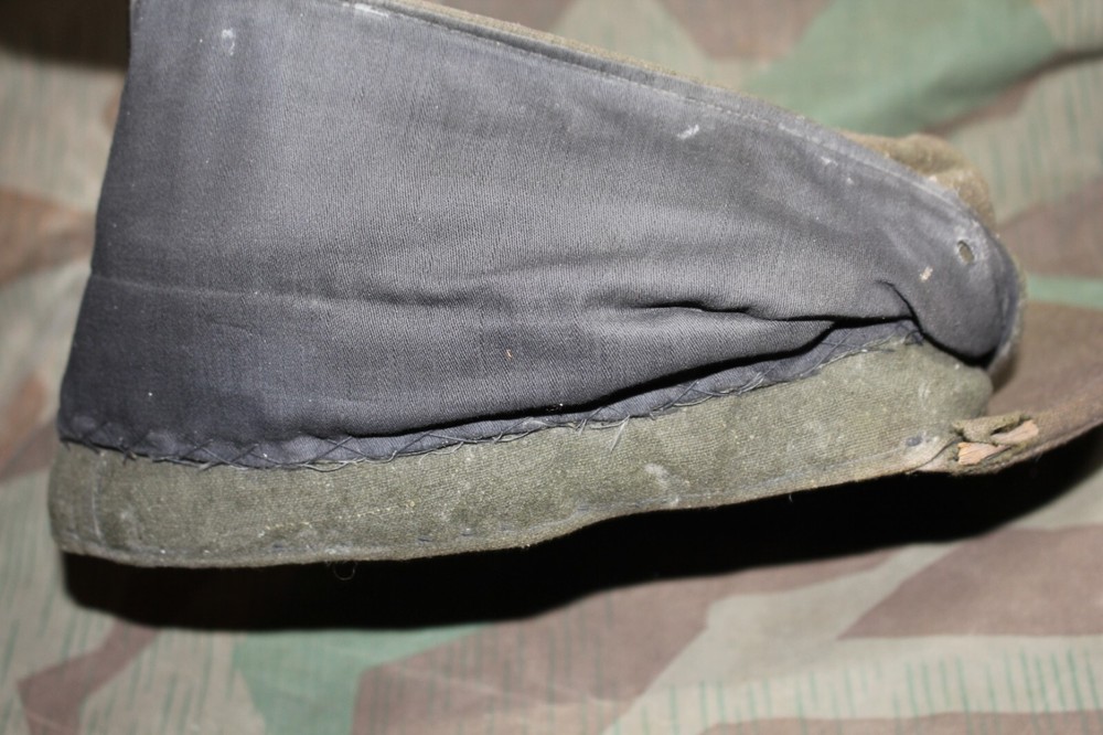 ORIGINAL WW2 GERMAN M43 FELDMUTZE STYLE FIELD CAP MODIFIED WH SS OSTFRONT