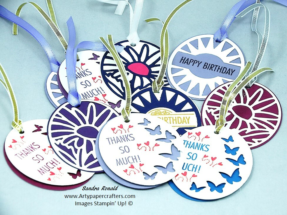 Stampin Up! TIMELESS TAGS Dies .......Make Pretty things