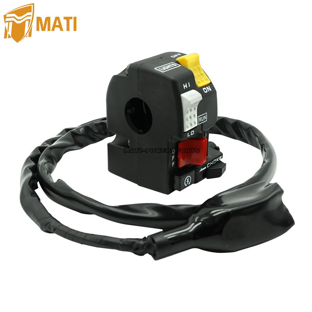 Left Handlebar Switch Start Kill Stop Headlight for Honda Big Red 250 ATC250ES