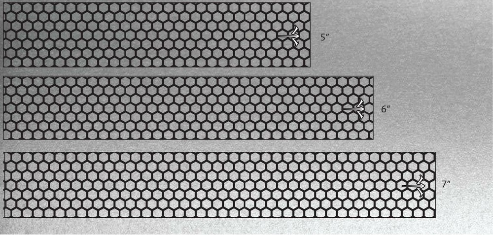 White Water Archery Metallic Silver Background Honeycomb Arrow Wraps 15pc