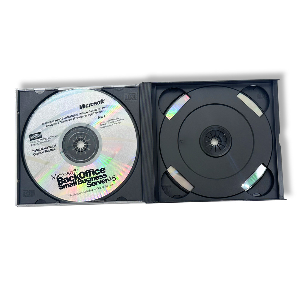 Microsoft BackOffice Small Business Server 4.5 | 3-CD Set | Windows Software