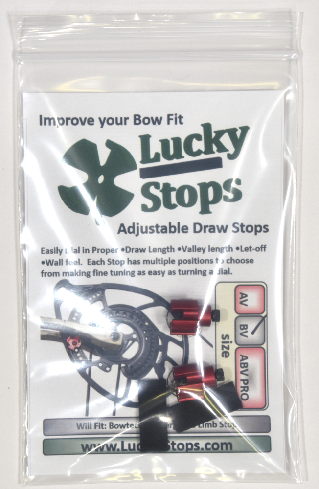 Bowtech Amplify, Convergence and Diamond Alter Draw Stop Limb Stop Size BV