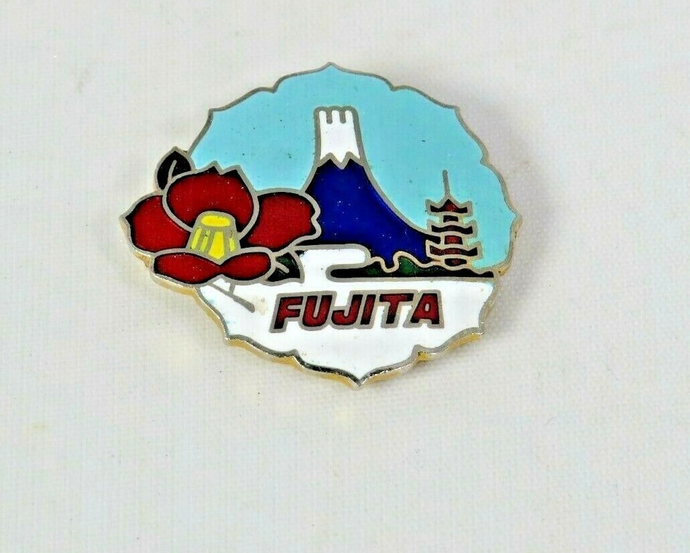 Fujita Hat Lapel Pin - A1