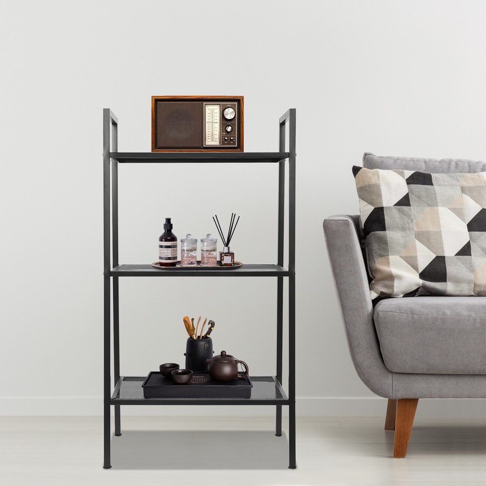 3-tier Storage Rack, Kitchen Storage Rack, Multi-tier Bookshelf, Stepped Shape