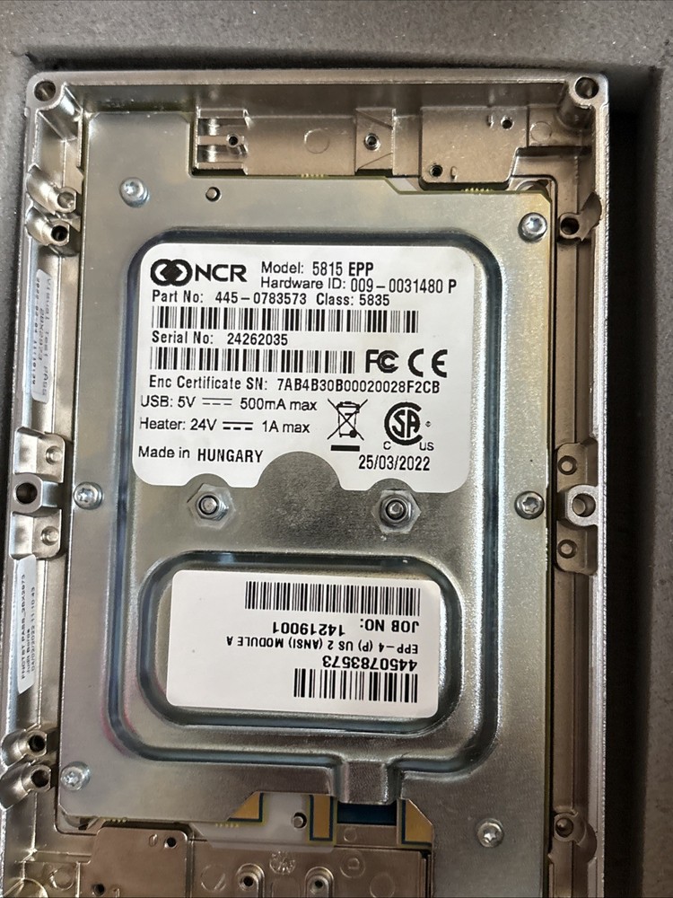 NCR Model: 5815 EPP