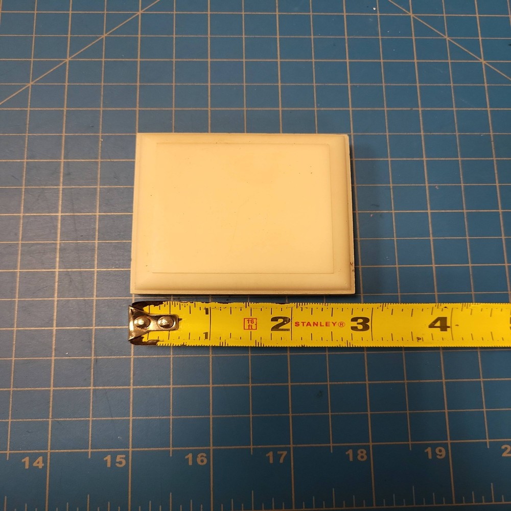 3D Printed Square Miniature Bases Wargaming Tabletop Terrain Scenery 3x3"