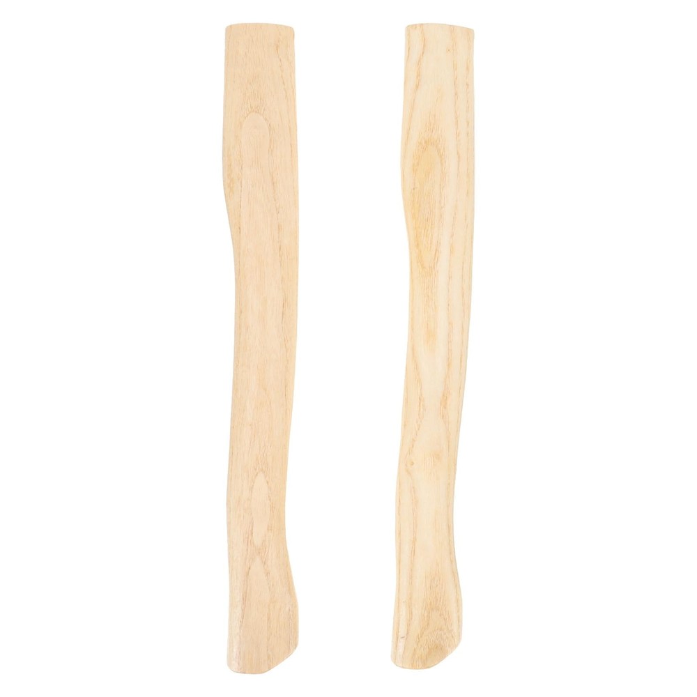 2 PCS Hickory Wood Handle Replacement for Camp Chopping Hatchet, Small Axe