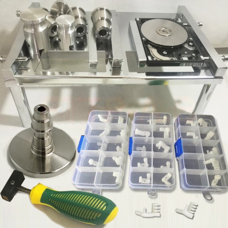 Computer HDD repair tool Kit/Fixed table+34 Pcs 2-level magnetic head comb+Other