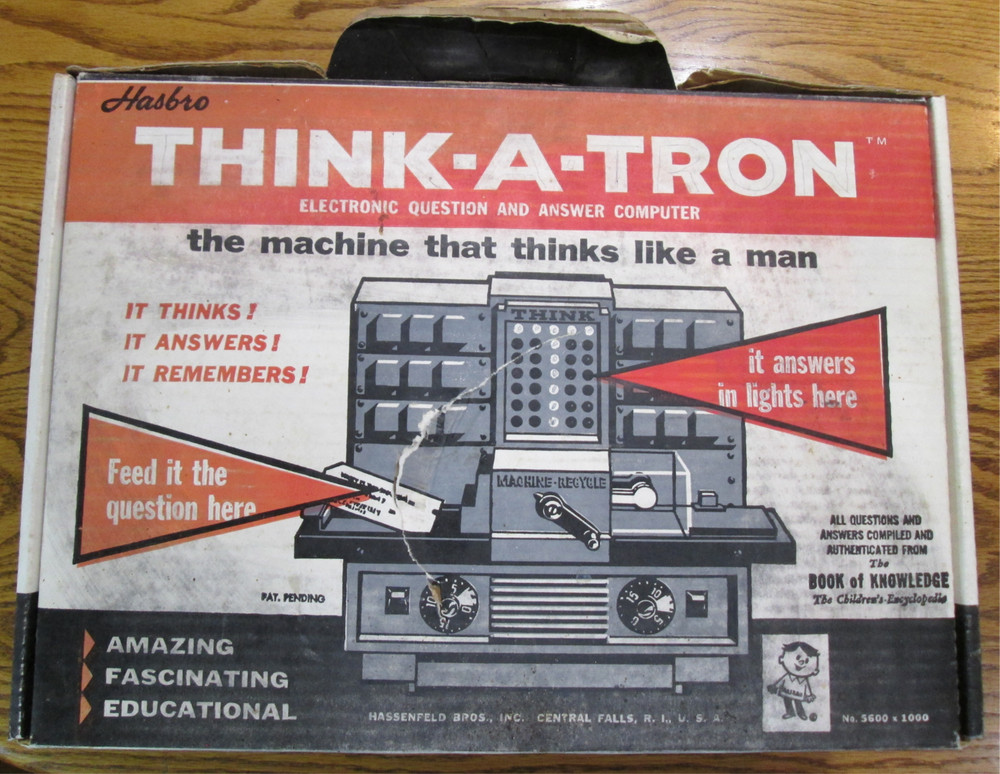 Vintage HASBRO "Think A Trton" Electtronic Question & Answer Computer