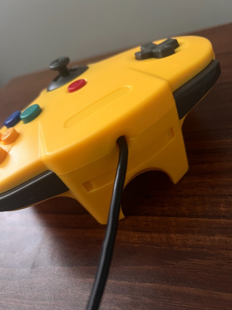Wired Gamepad Controller Joystick For Nintendo 64 (N64) - Yellow