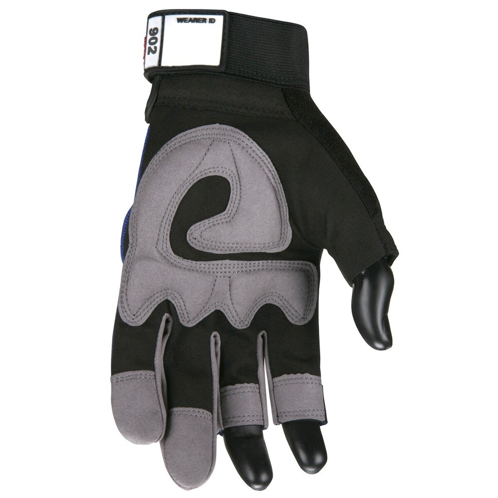 FASGUARD MECHANICS SYNTHETIC LEATHER 3 FINGERLESS DESIGN MULTI-TASK WORK GLOVES