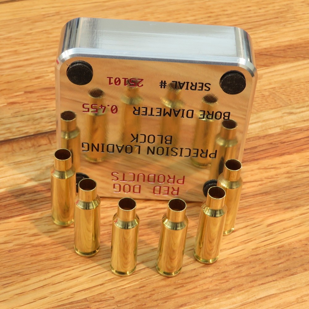 6.5 Grendel - Precision Loading Block - 1" Billet Aluminum (25) (50) (100)