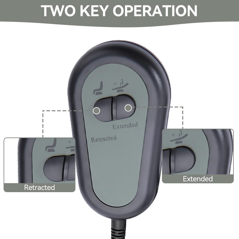 2 Button 5 Pin Remote Control For Electric Recliner Chair Sofa Hand Switch