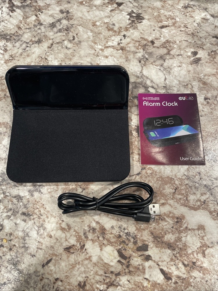 Eubie wireless charging alarm clock