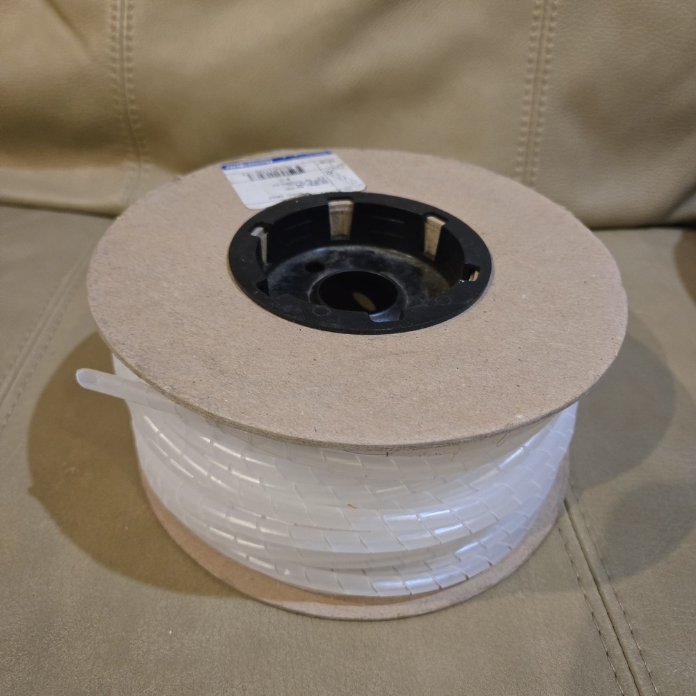 THOMAS & BETTS Clear Spiral Wrap SRPE-250F-9-C - 100 Ft Roll