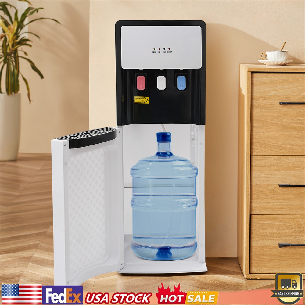 Bottom Load Water Cooler Water Dispenser 3 Temperature Setting PP Home Office US