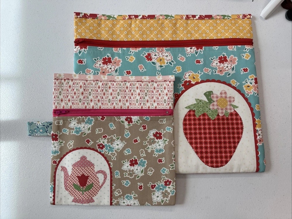 Set. One Big And One Small Project Bag