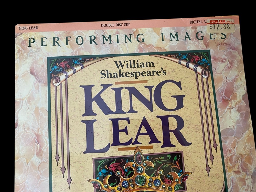 Shakespeare's King Lear Double Laser Disc Movie Set