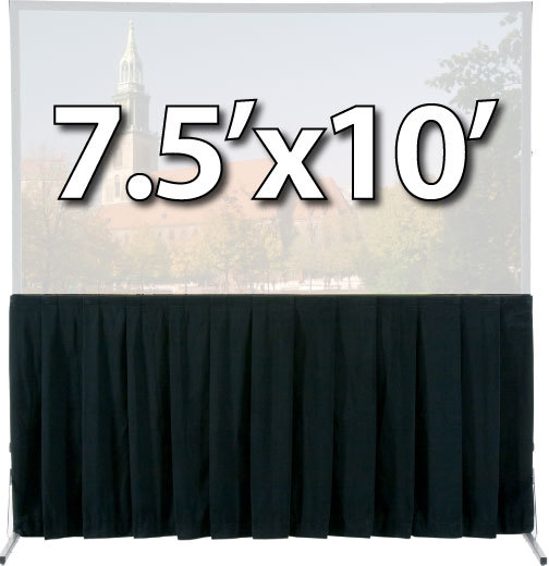 DA-LITE 36731 - SKIRT DRAPERY FOR 7.5x10 FAST-FOLD DELUXE SCREEN SYSTEM