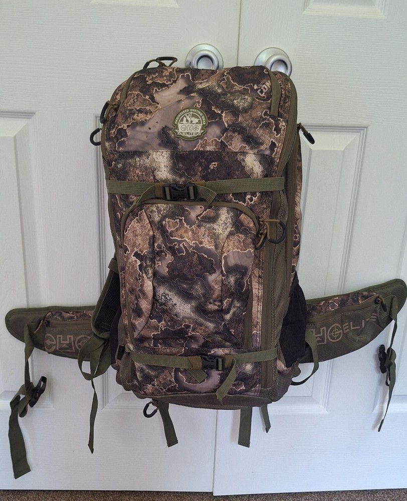 EHG Camo Tactical Backpack Multi Pocket Water Bladder Engineered Hunting Gear