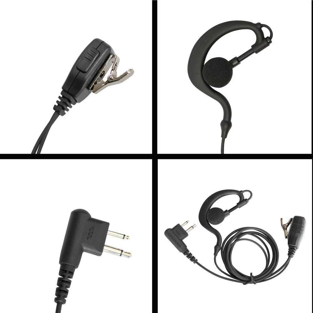 Earloop Headset Earpiece MIC for TK-3201 TK-3202 TK-3206 TK-3207 Radio