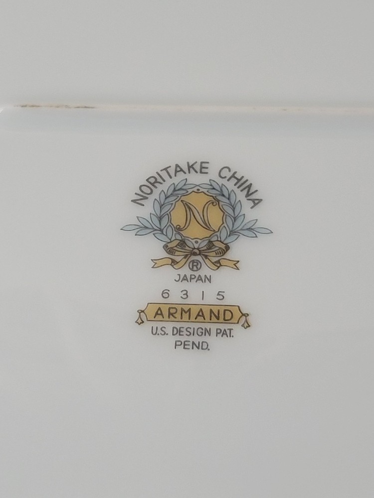 NORITAKE china ARMAND 6315 pattern OVAL MEAT Serving PLATTER