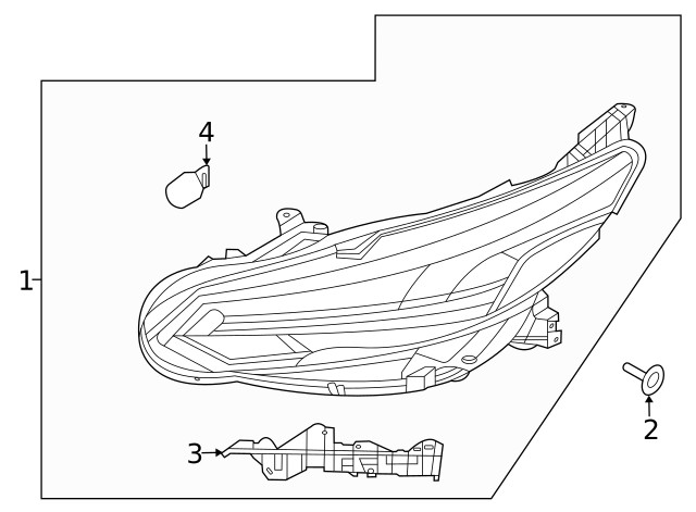 Genuine Nissan Headlight Bracket 26092-6LB5A