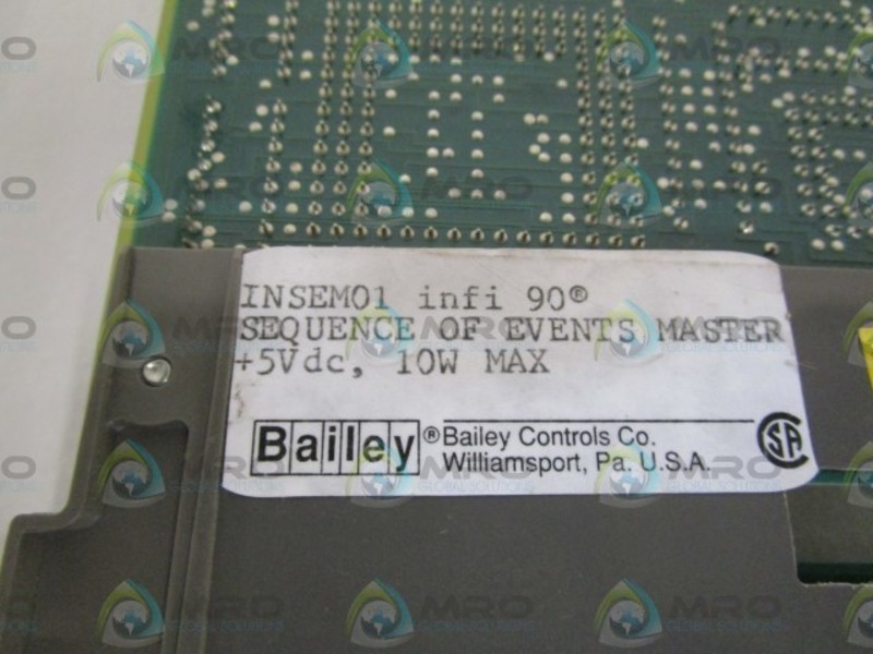 BAILEY SEQUENCE MODULE INSEM01 UNMP