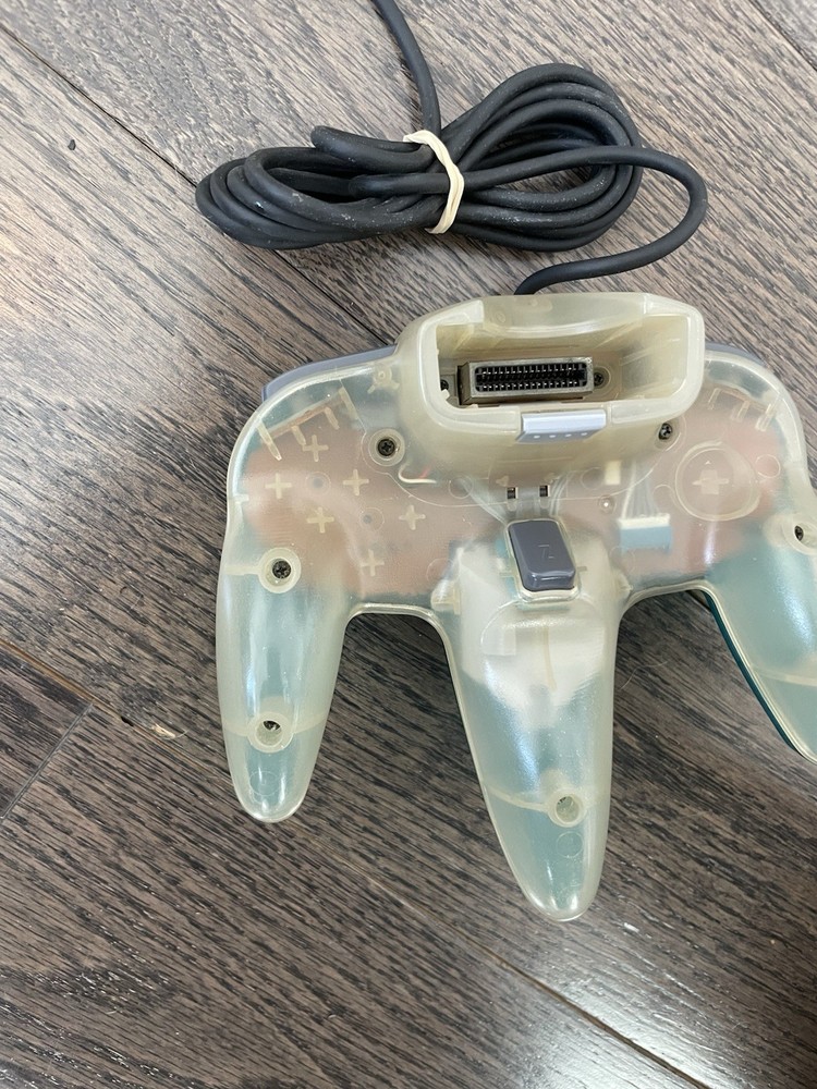 N64 Ice Blue Funtastic Controller OEM Hall Effect Joystick Analogue 3D - TESTED