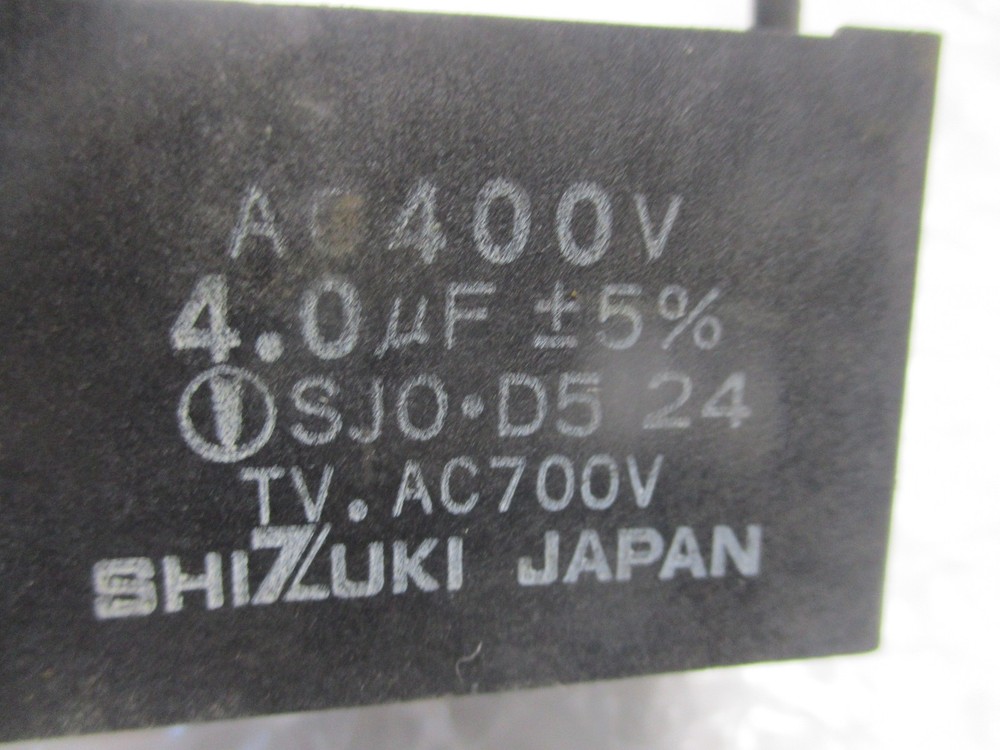SHIZUKI SJ0.D524 CAPACITOR 4.0UF UNMP