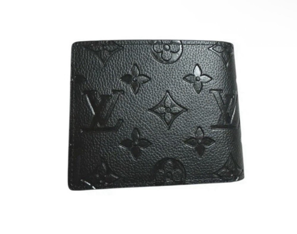 Louis Vuitton Multiple Monogram Canvas Black Bifold Men's Wallet W/ Box