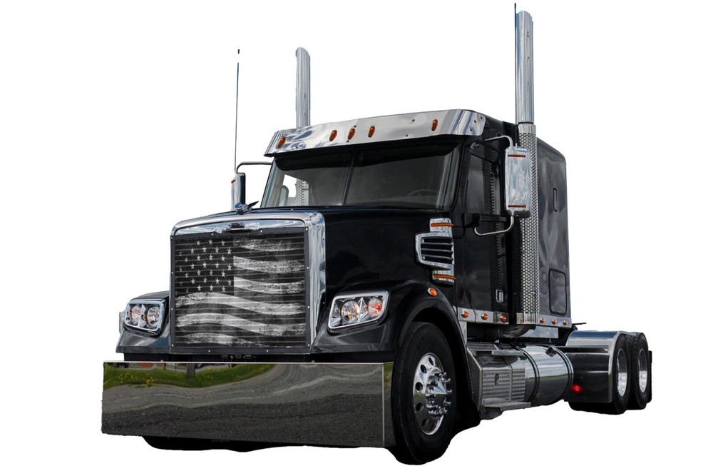 Tactical Flag Bug Screen for Freightliner Coronado 2010 & Newer Square Headlight