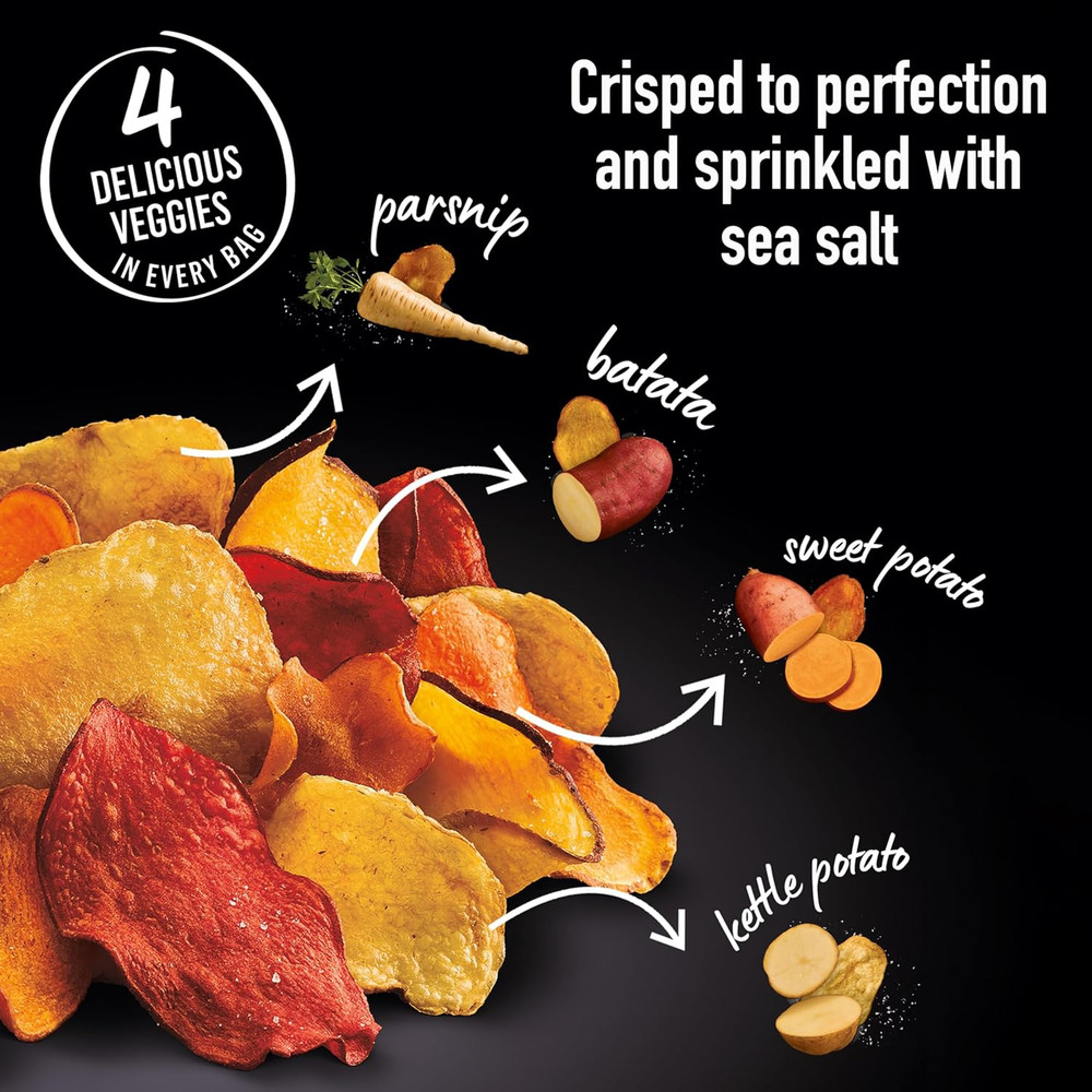 Vegetable Chips, Original Vegetable Chips with Sea Salt, 5 Oz