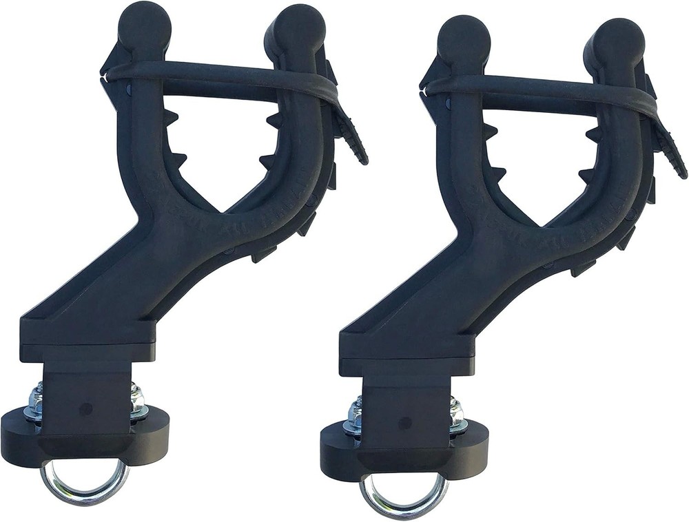 Graspur Single ATV Gun Bow Rack Pair Durable Rubber Design Maximize Cargo Space