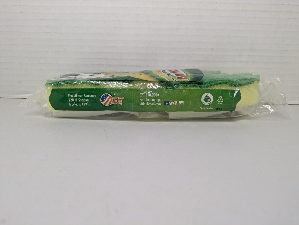 Libman 1135 All-Purpose Dish Scrub Wand Replacement Brush Refills - 2ct