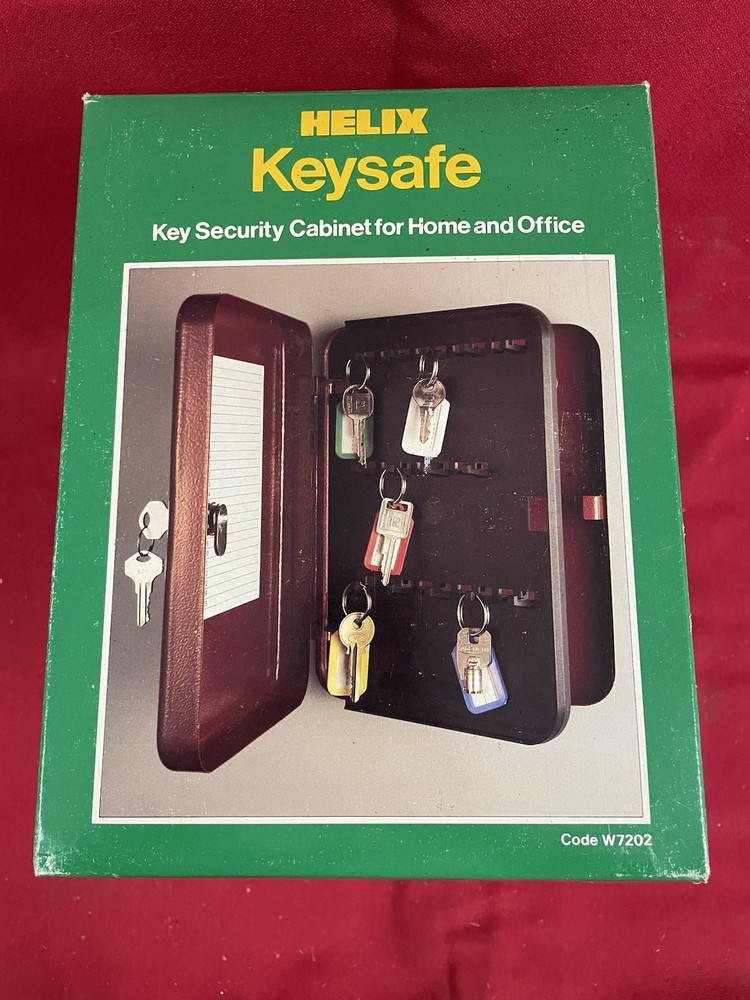 NIB Helix Metal Keysafe Box - 8”x10”